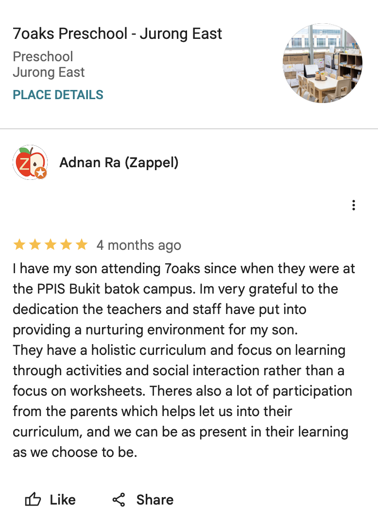 01. 7oaks Preschool-31 International Business Park (Jurong East)