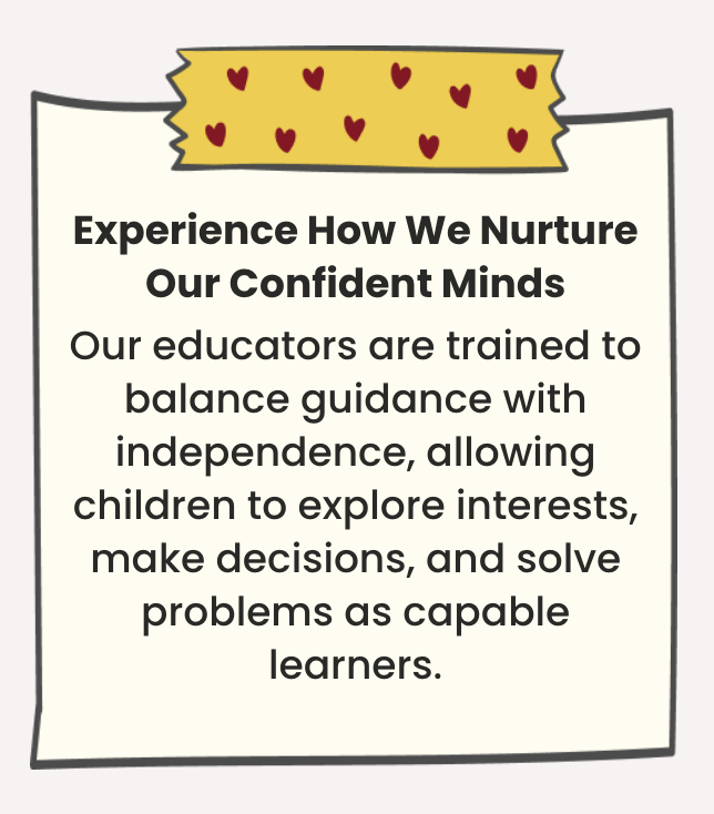Experience How We Nurture Our Confident Minds